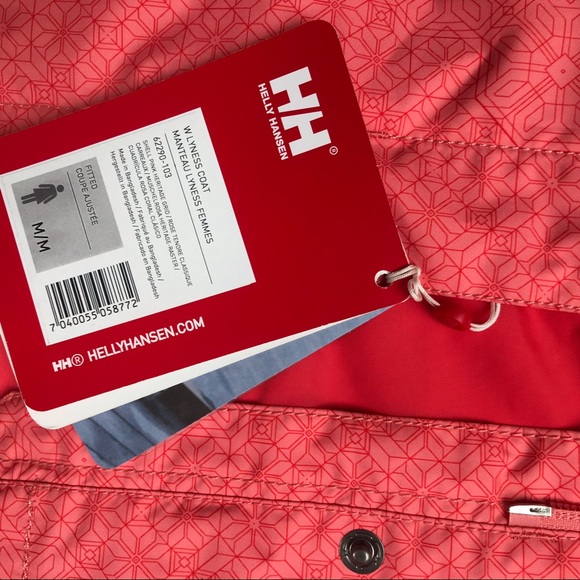 NWT Helly Hansen Lyness Coat Shell Pink - Picture 6 of 7